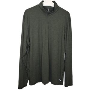 VUORI 1/2 Zip Ease Performance Pullover Long Sleeve #V221 Green Men's Size XXL